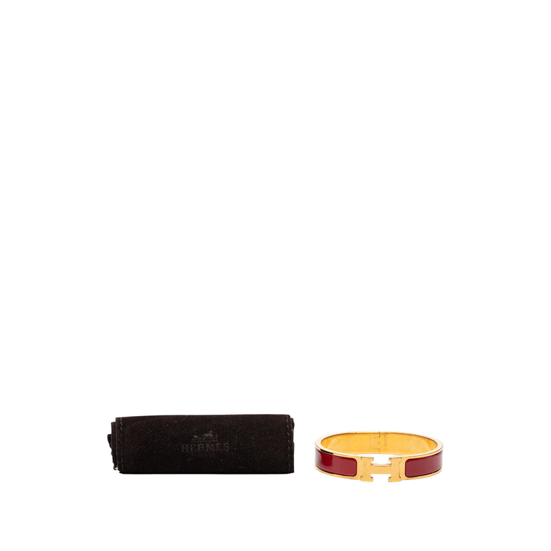 Narrow Enamel Clic H Bracelet PM - Image 5