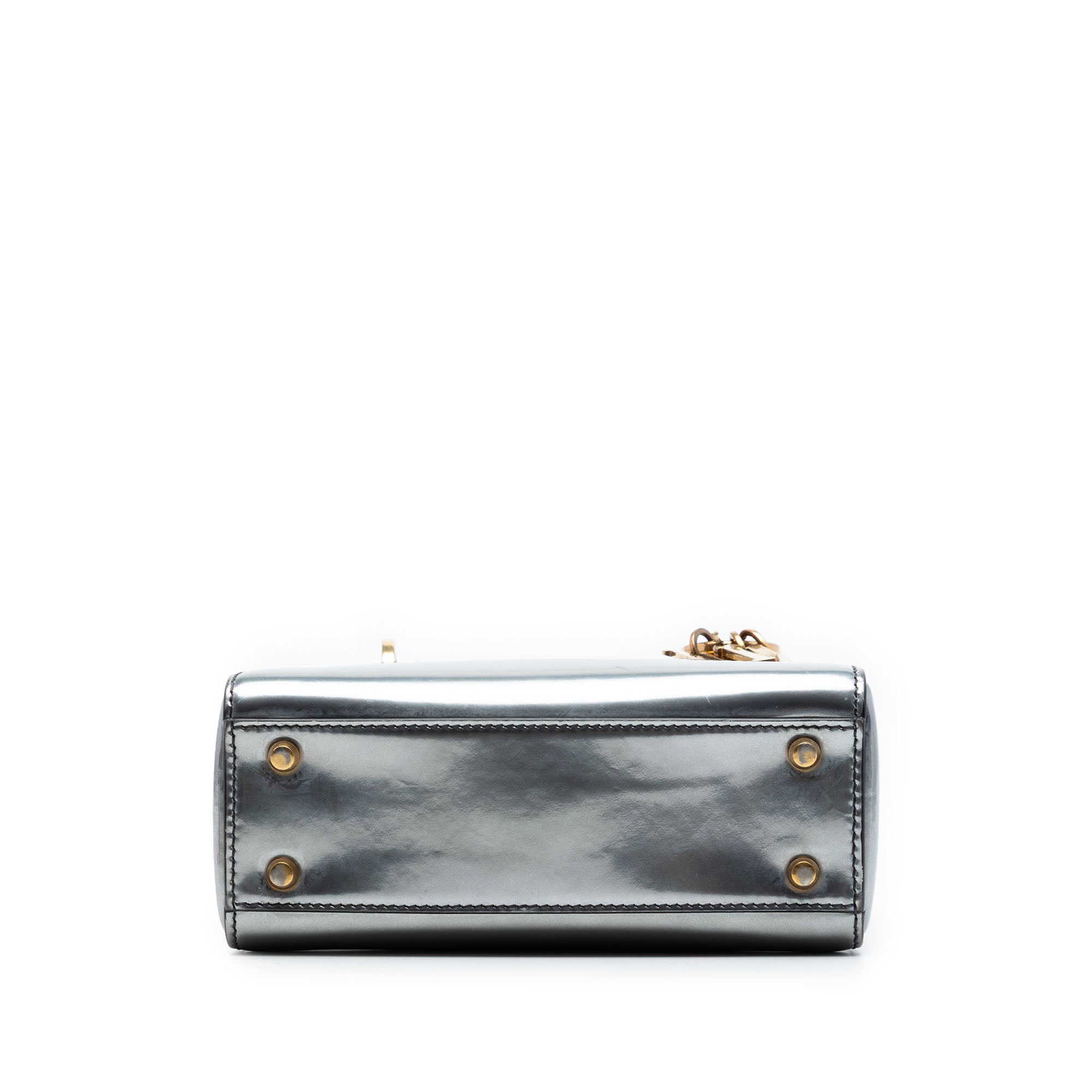 Mini Metallic Patent Lady Dior - Image 3