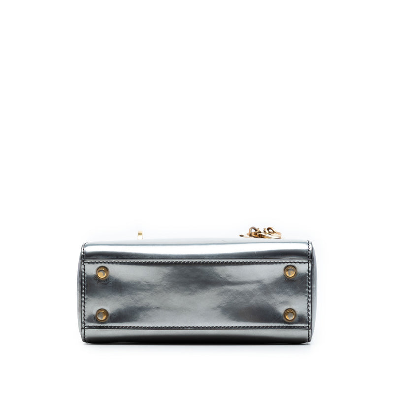 Mini Metallic Patent Lady Dior - Image 3