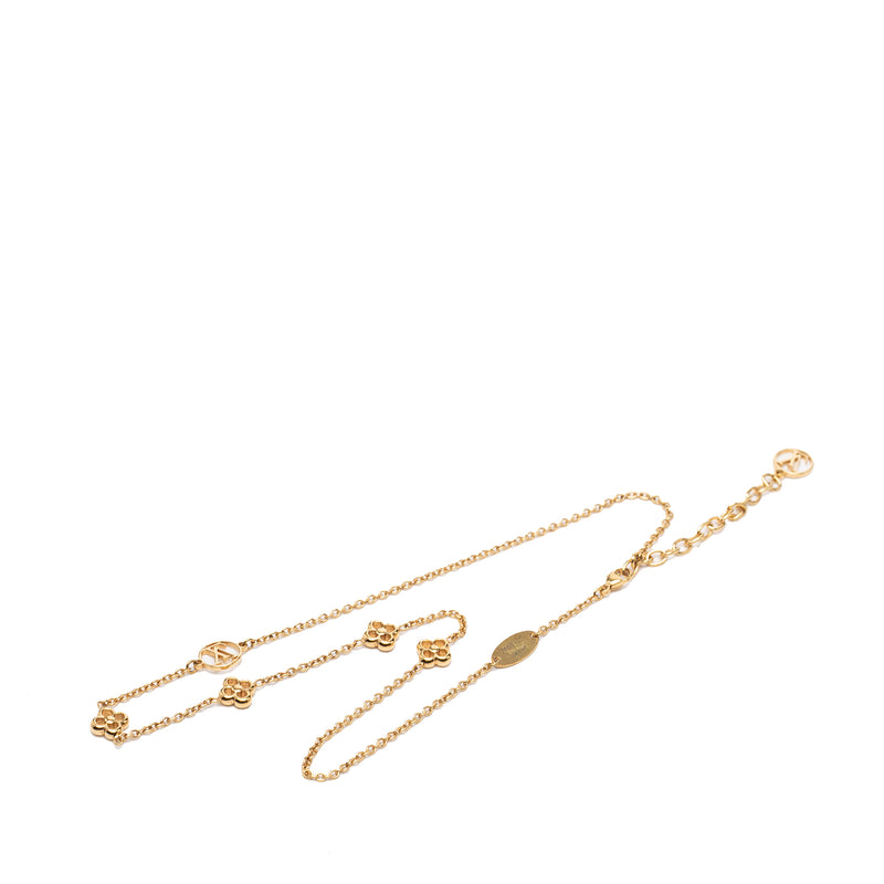 Gold Plated Flower Full Necklace - Image 6