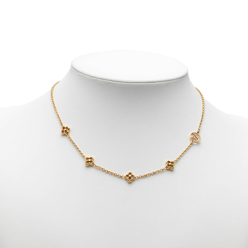 Gold Plated Flower Full Necklace - Image 7