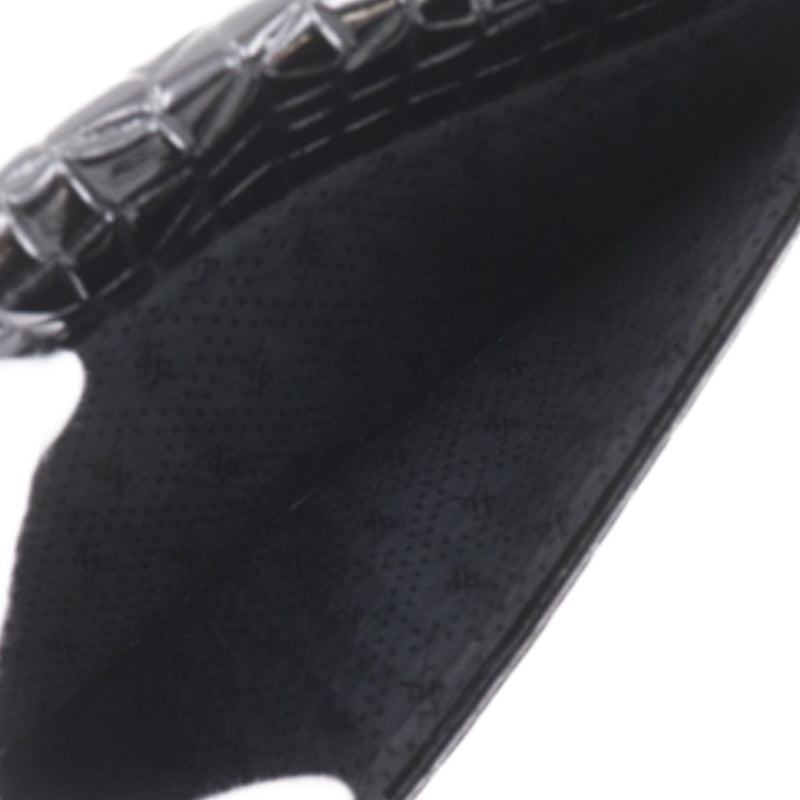 Croc Embossed Patent Clutch - Image 8