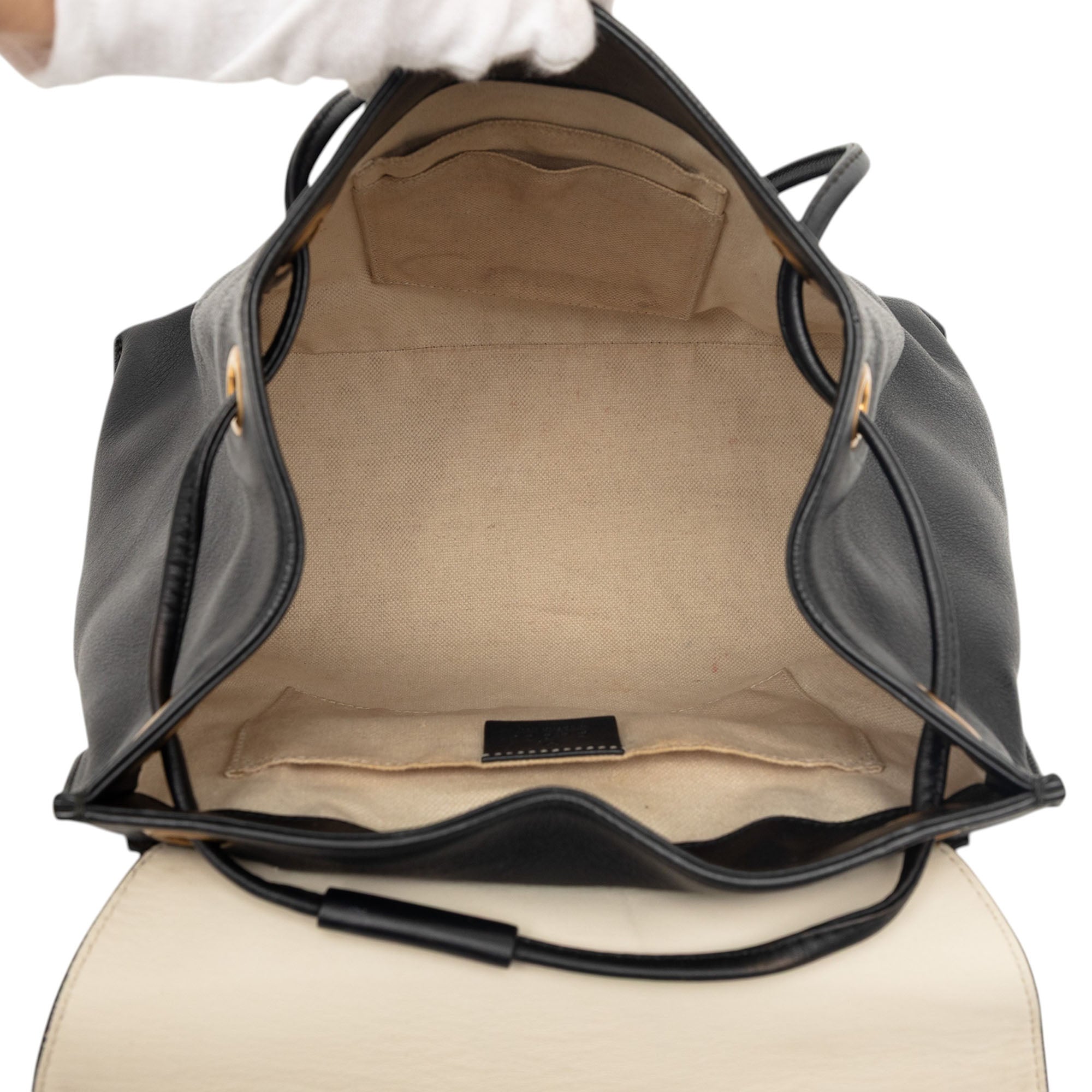 Leather Studded Animalier Malin Backpack - Image 4