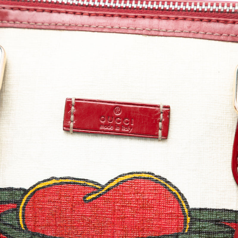 Small GG Supreme Joy Tattoo Heart Boston Bag - Image 6