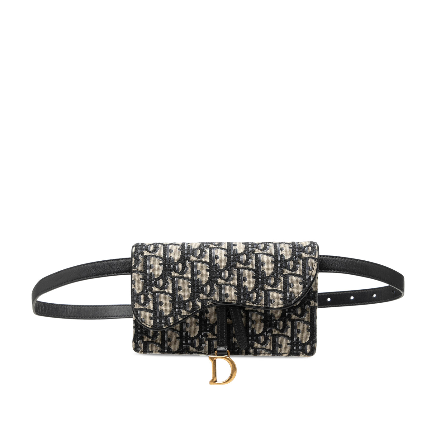 Oblique Canvas Saddle Belt Bag - Image 1
