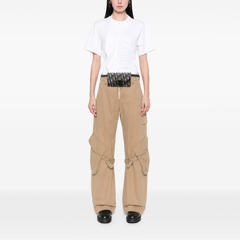 Oblique Canvas Saddle Belt Bag - Image 7