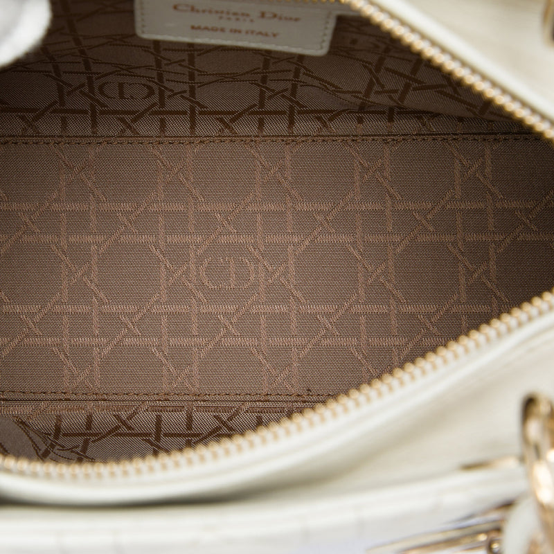 Medium Lambskin Cannage Lady Dior - Image 4