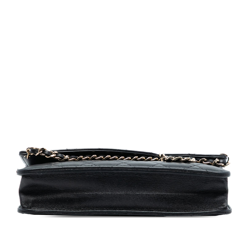 Quilted Lambskin CC Charm Wallet on Chain - Image 3