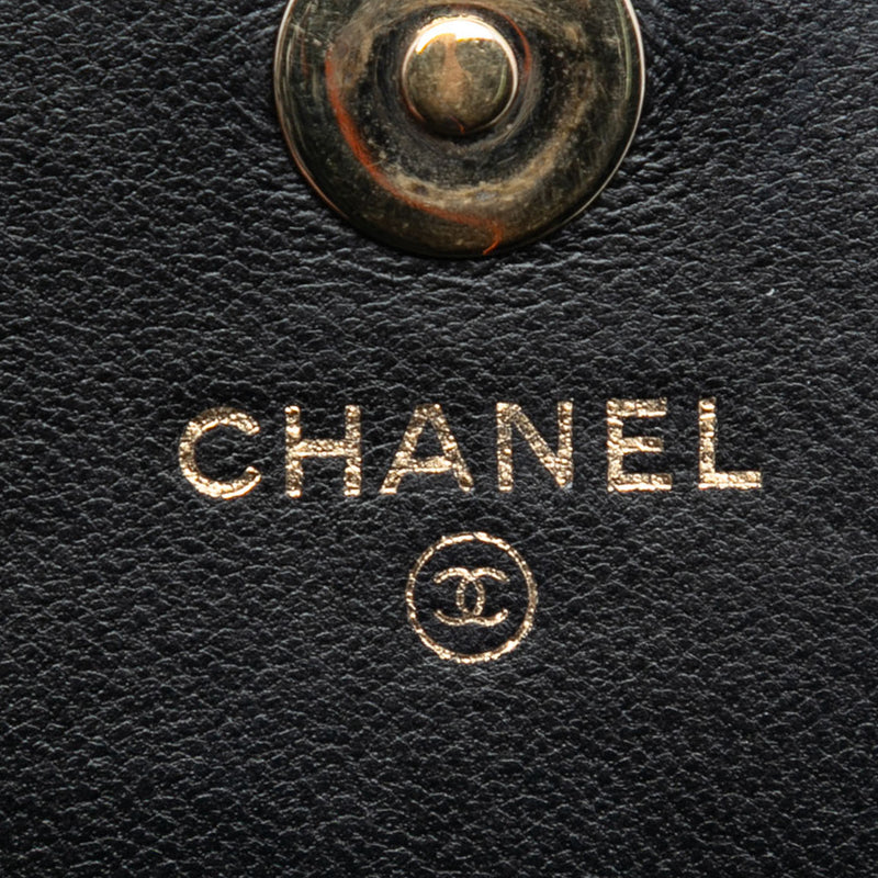 Quilted Lambskin CC Charm Wallet on Chain - Image 5