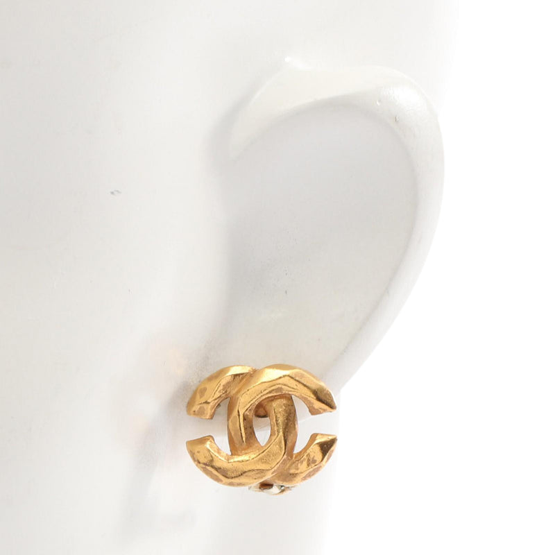 CC Gold Plated Clip on Earrings - Image 6