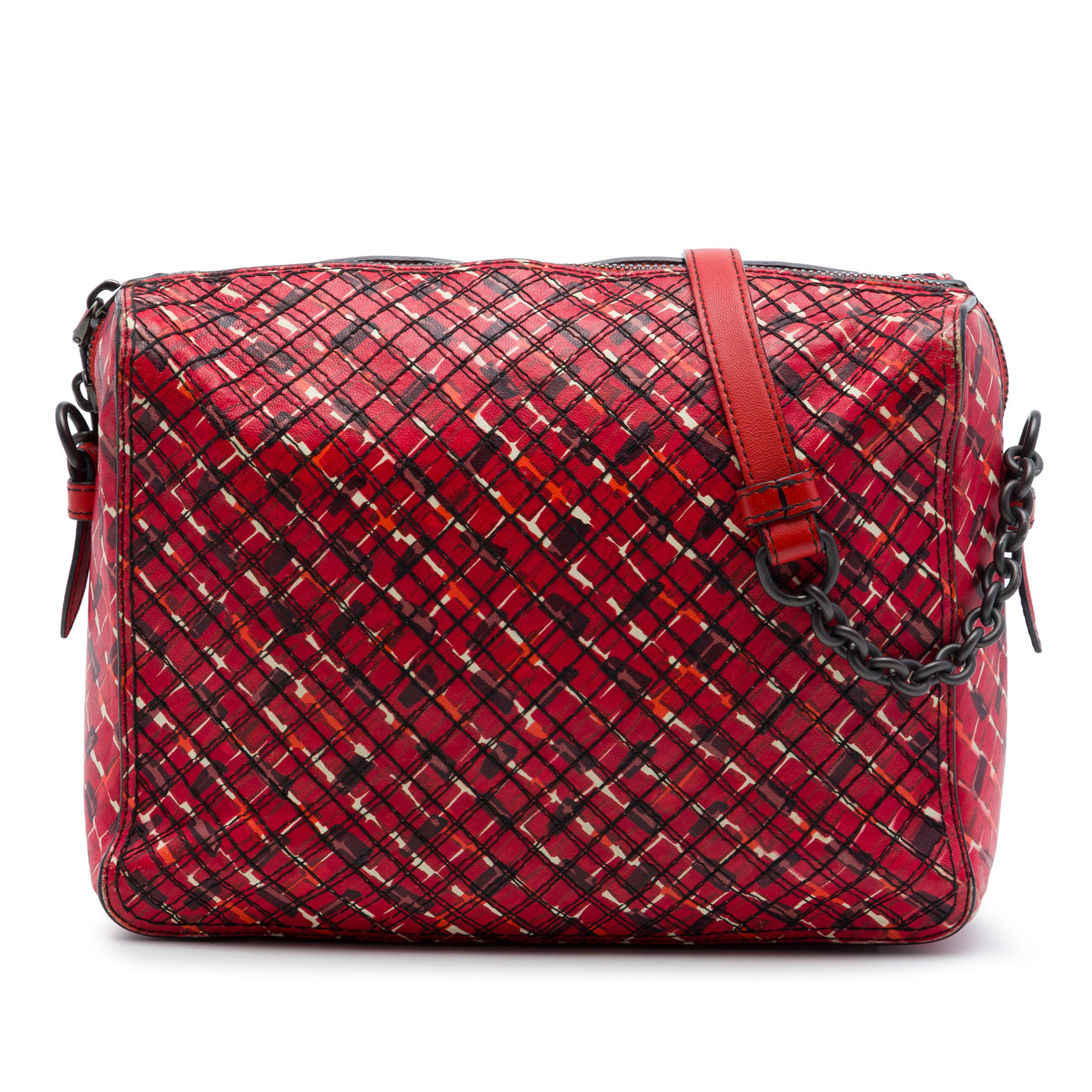 Printed Leather Camera Bag - Image 1
