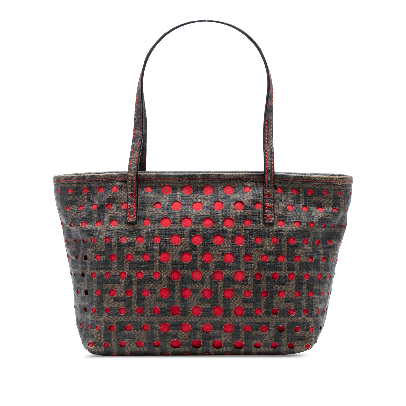 Small Perforated Zucca Spalmati Roll Tote - Image 1