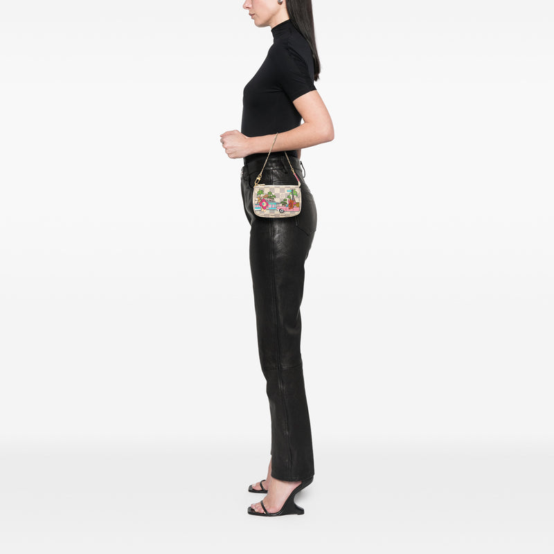 Damier Azur Animation Hollywood Mini Pochette Accessoires - Image 7