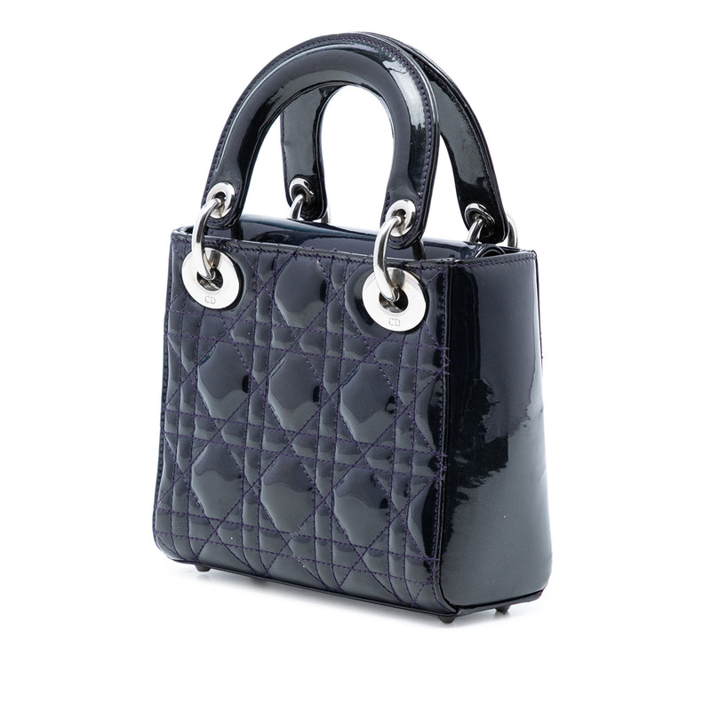 Mini Patent Cannage Lady Dior - Image 2