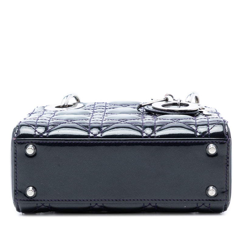 Mini Patent Cannage Lady Dior - Image 3