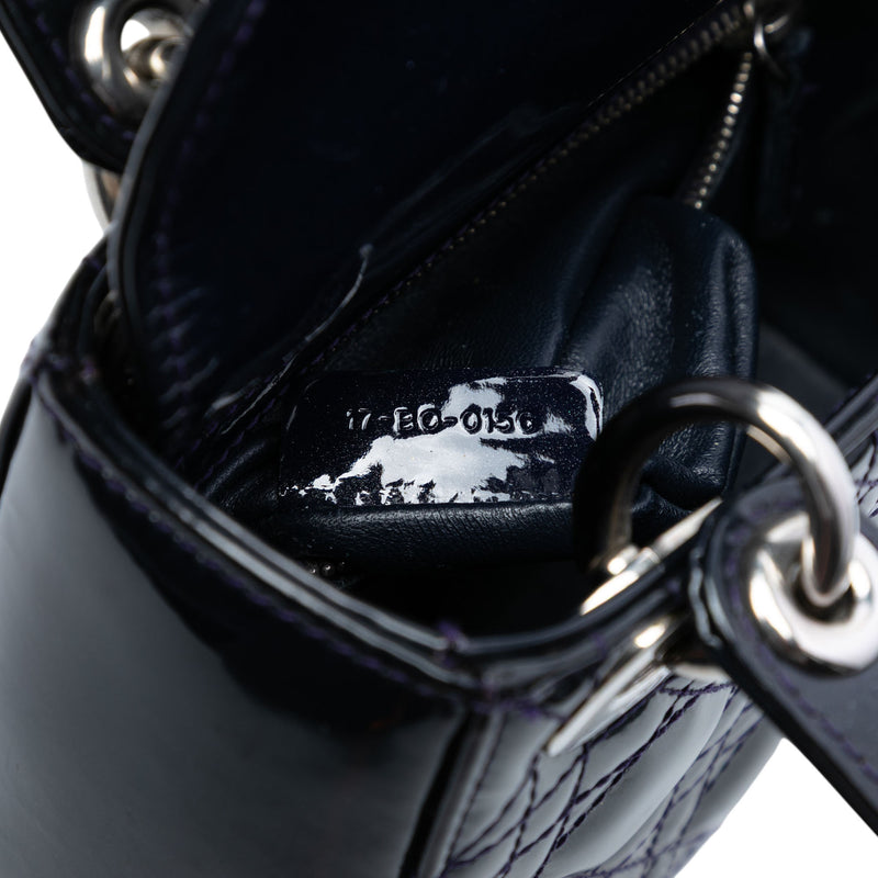 Mini Patent Cannage Lady Dior - Image 5