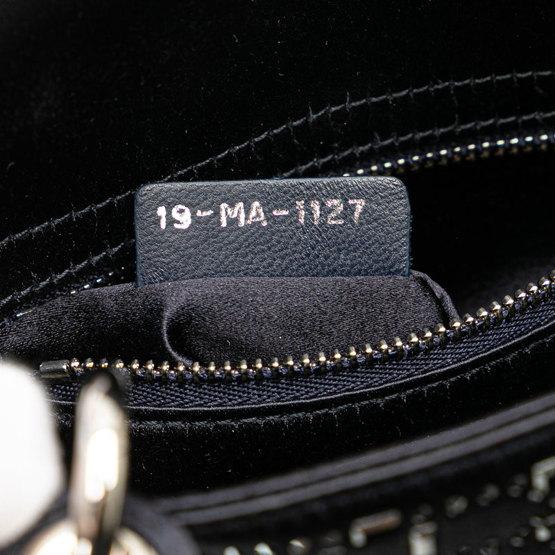 Mini Satin Cannage Strass Crystal Embellished Lady Dior - Image 6