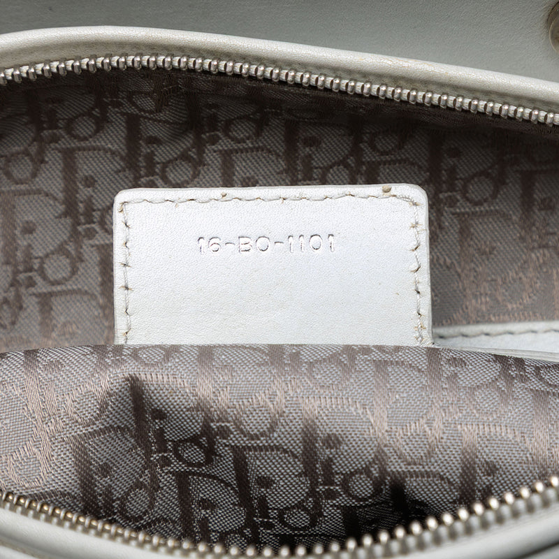 Large Lambskin Cannage Lady Dior - Image 6