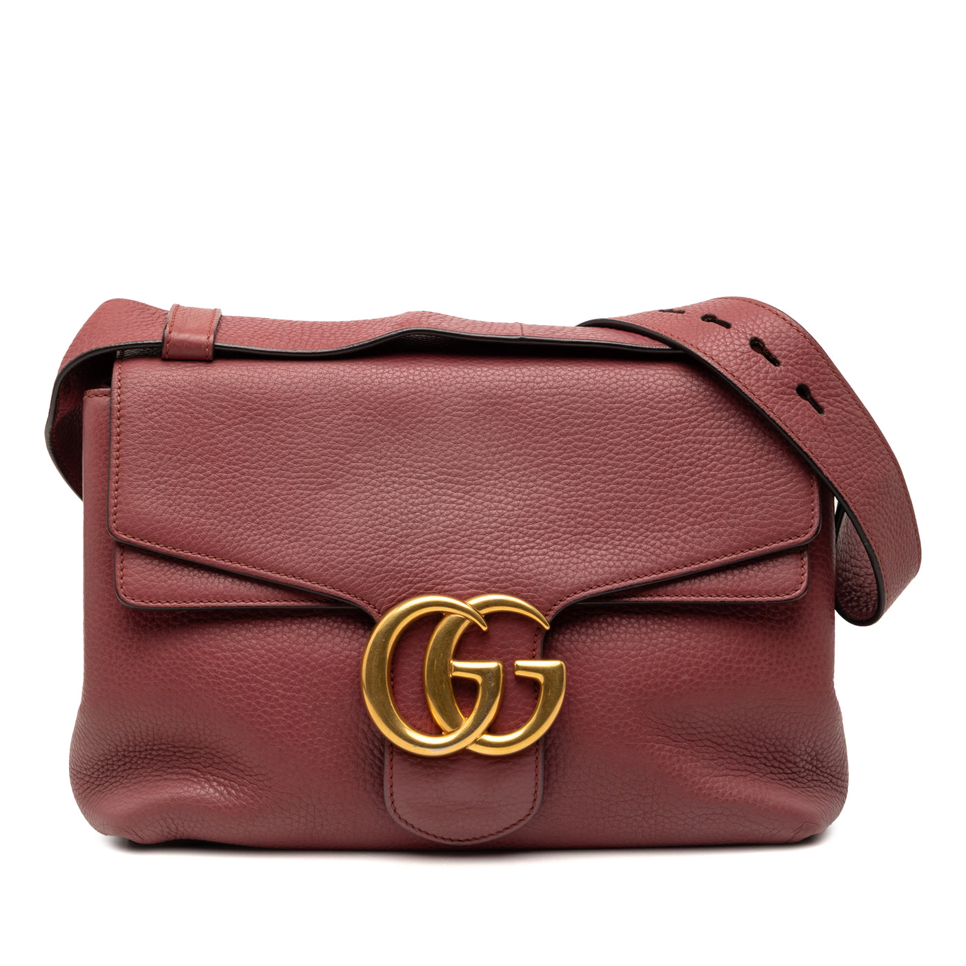 Small GG Marmont Leather Shoulder Bag - Image 1