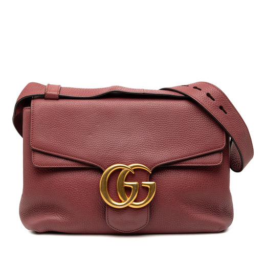 Small GG Marmont Leather Shoulder Bag - Image 1