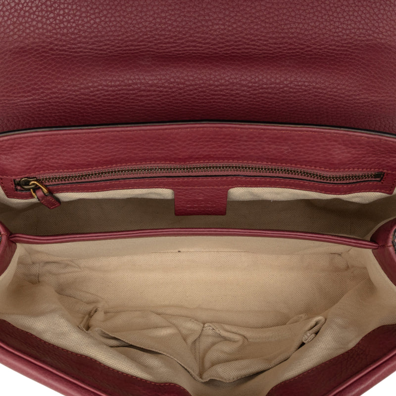 Small GG Marmont Leather Shoulder Bag - Image 4