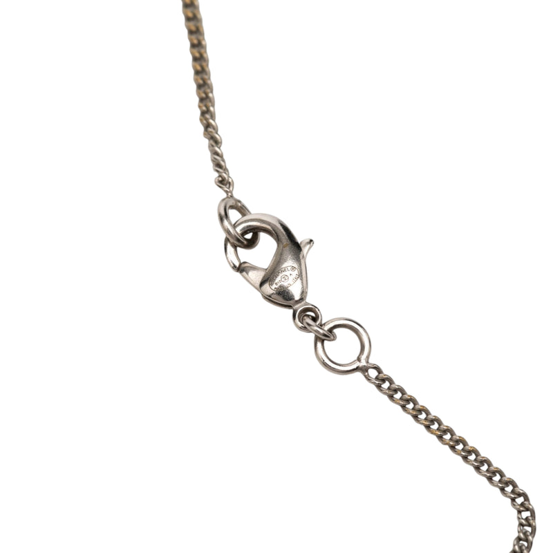 CC Brass Faux Pearl Pendant Necklace - Image 4