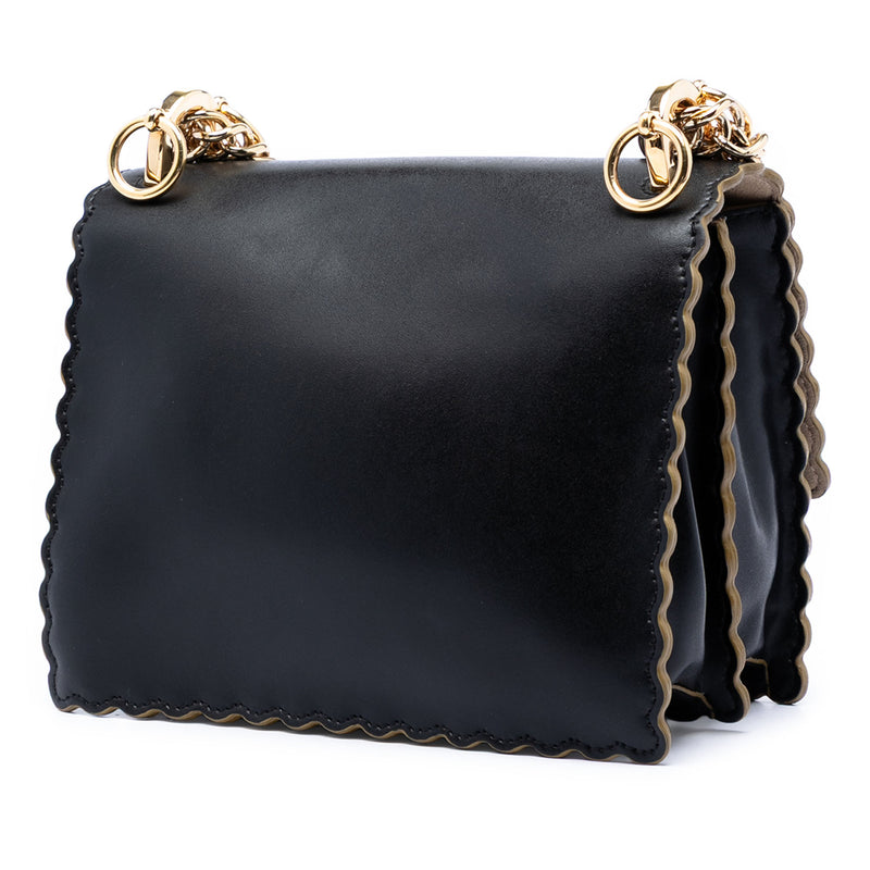 Small Scalloped Leather Kan I Crossbody - Image 2
