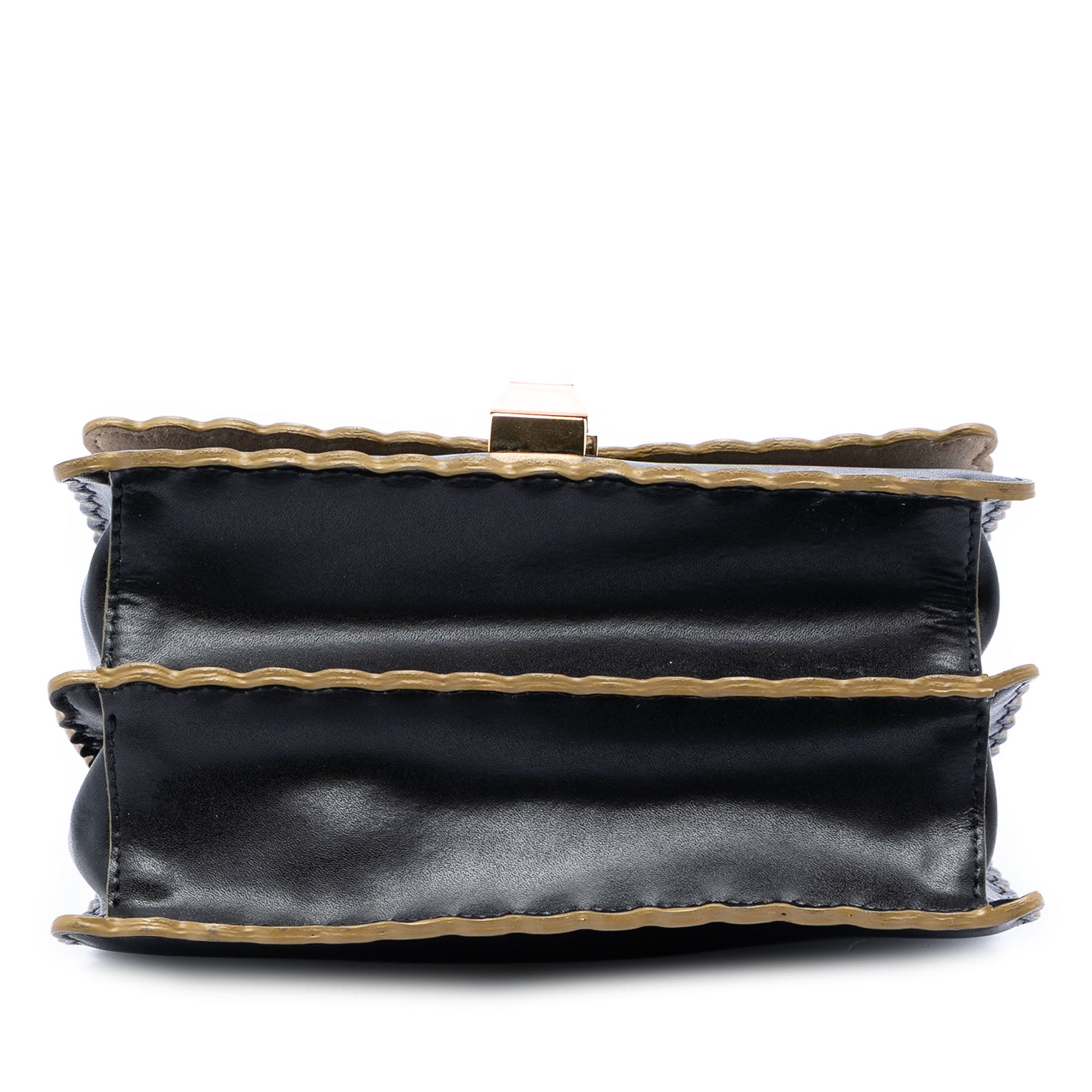 Small Scalloped Leather Kan I Crossbody - Image 3