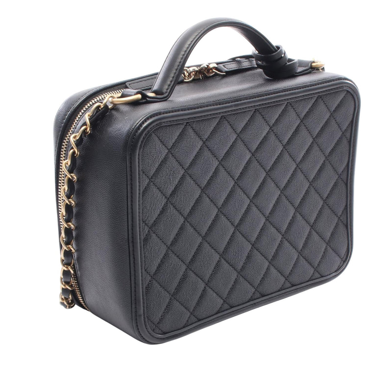 Large Caviar CC Filigree Vanity Case - Image 2