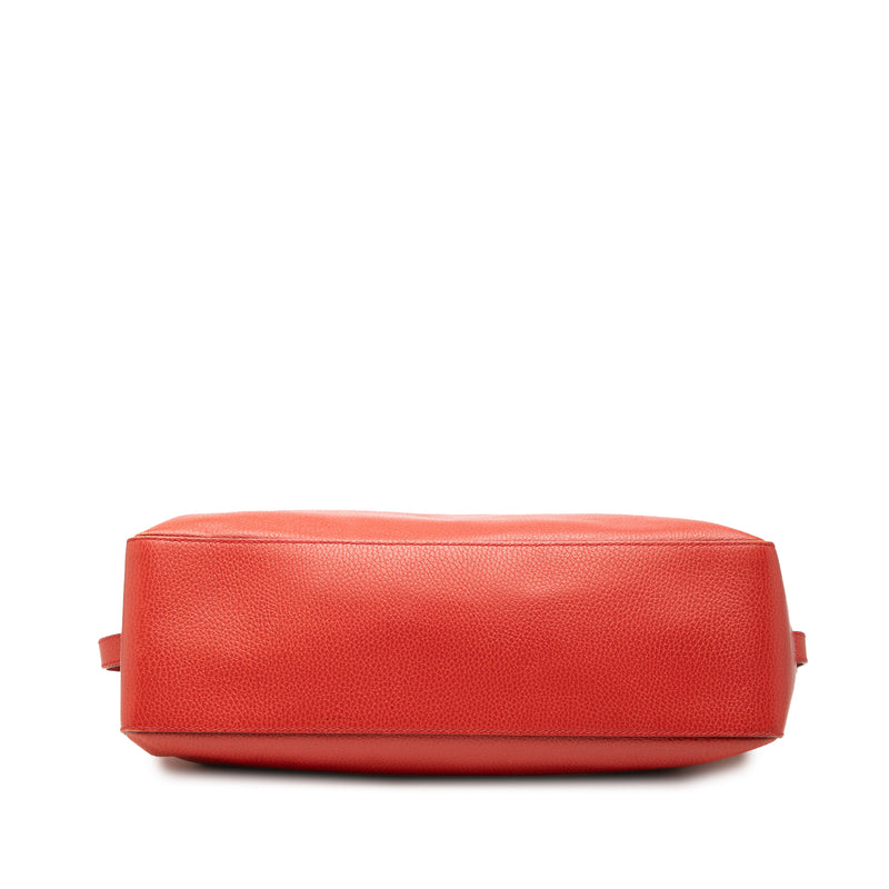 Calfskin Buckle Satchel - Image 3