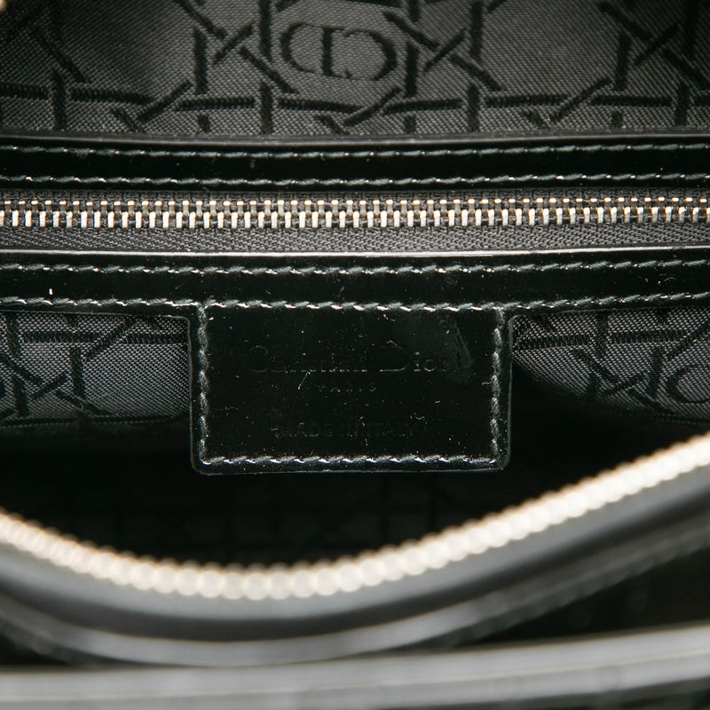Large Patent Cannage Lady Dior - Image 5