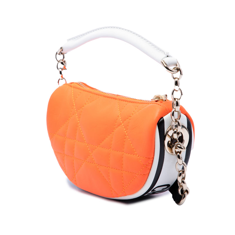 Micro Lambskin Cannage Dior Vibe Hobo - Image 2