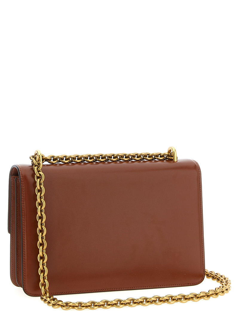 Valentino Garavani Vlogo Shoulder Bag — Brown