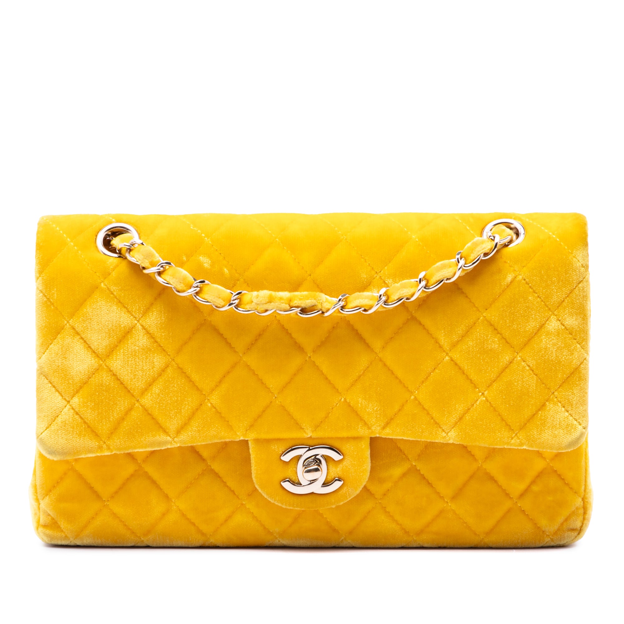 Medium Classic Velvet Double Flap - Image 1