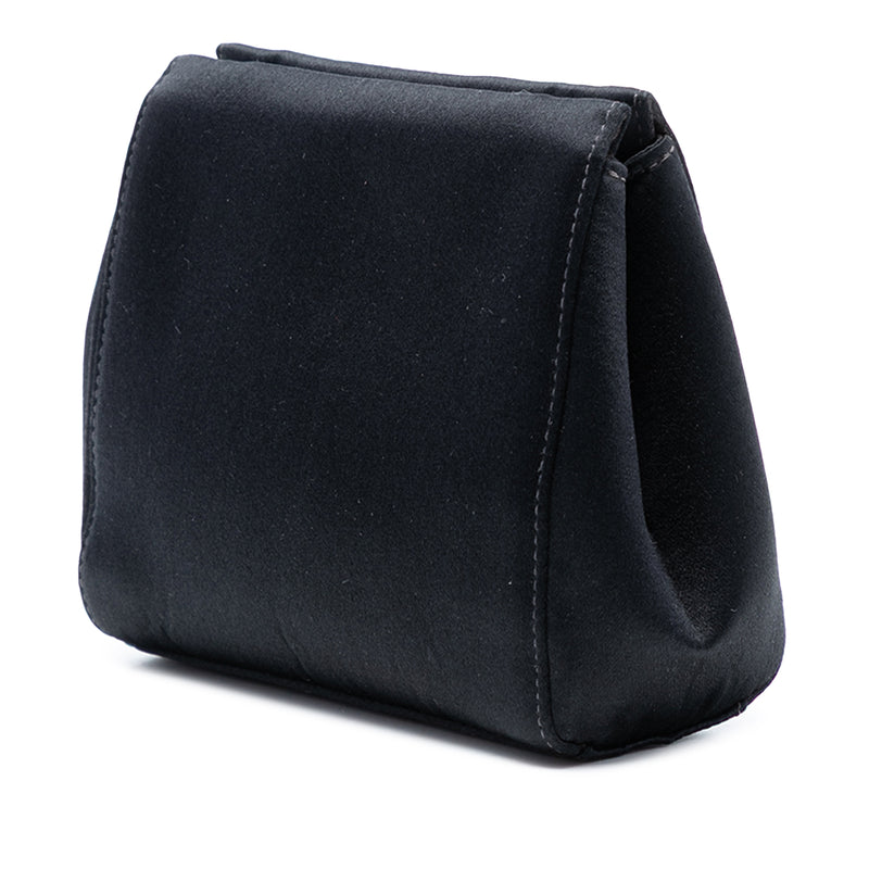 Satin Camellia Evening Bag - Image 2