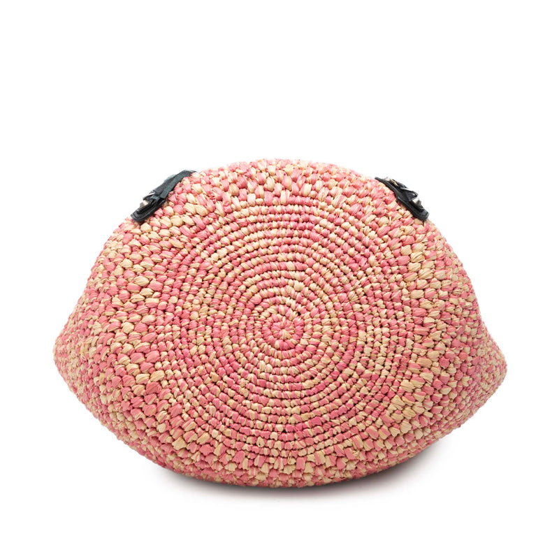 Raffia Motocross Classic Panier Basket Tote - Image 3