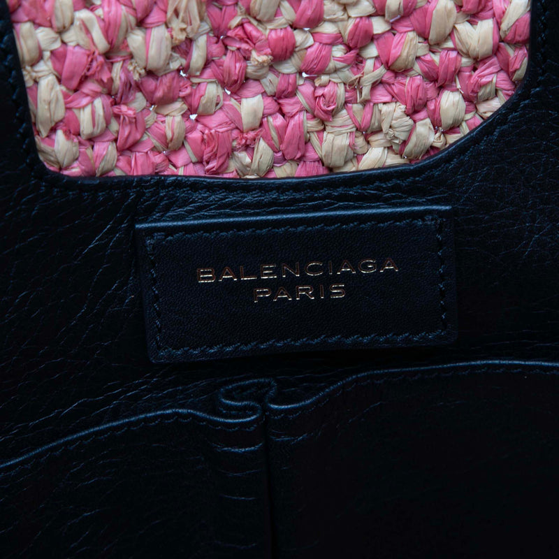 Raffia Motocross Classic Panier Basket Tote - Image 5