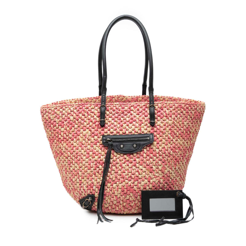 Raffia Motocross Classic Panier Basket Tote - Image 7