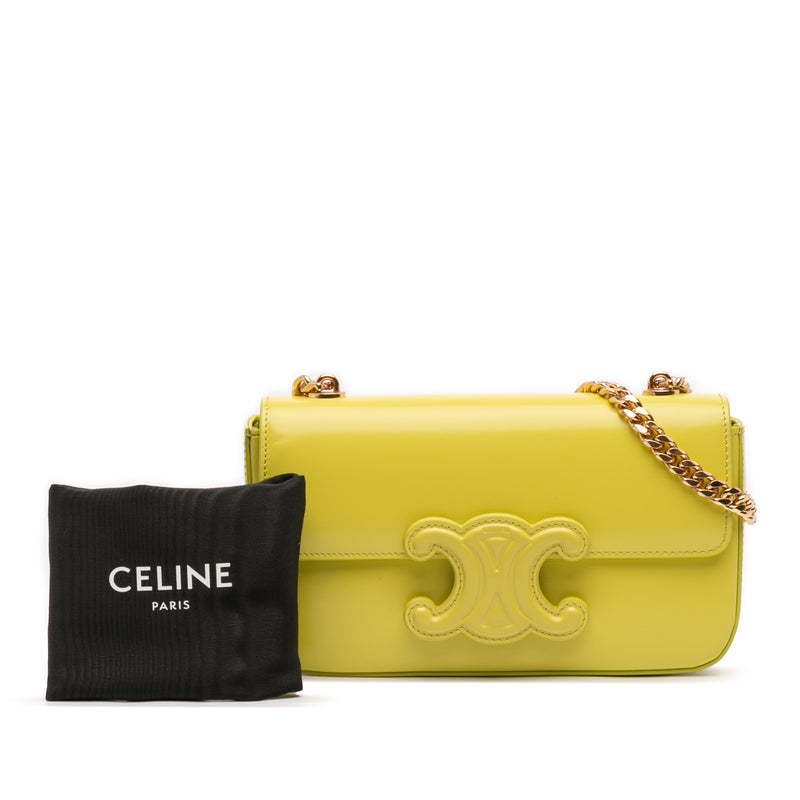 Calfskin Cuir Triomphe Chain Shoulder Bag - Image 11