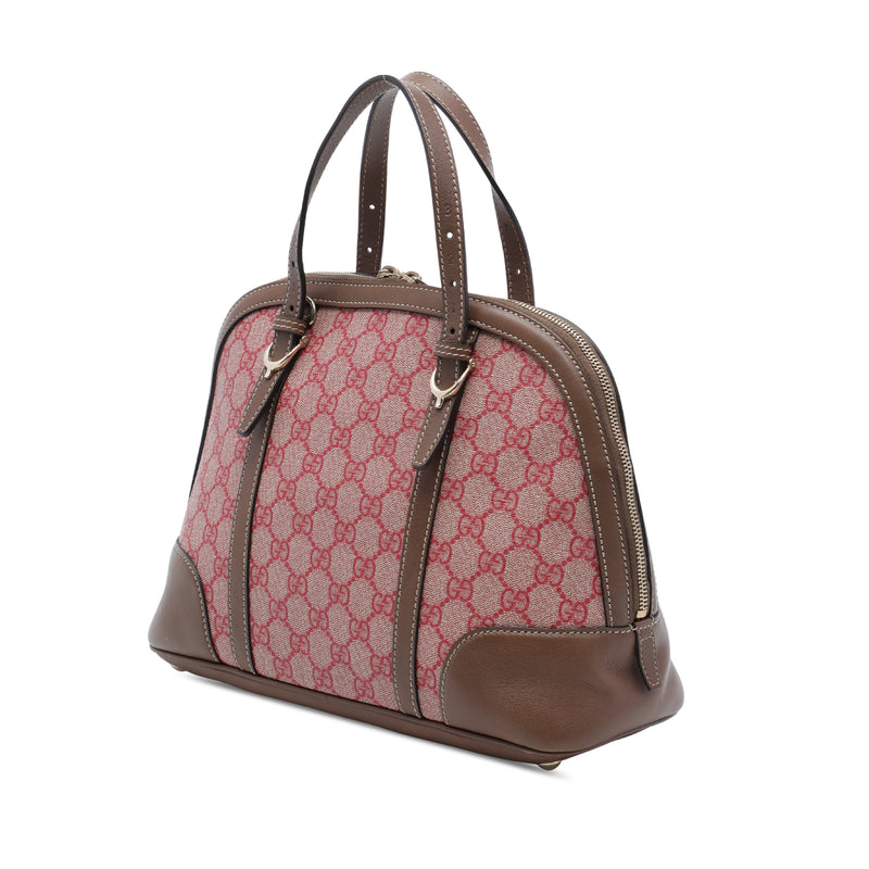 Small GG Supreme Nice Dome Satchel - Image 2