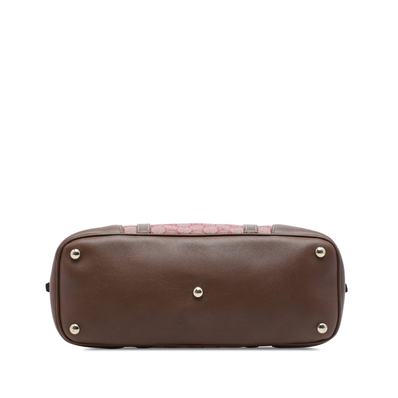 Small GG Supreme Nice Dome Satchel - Image 3