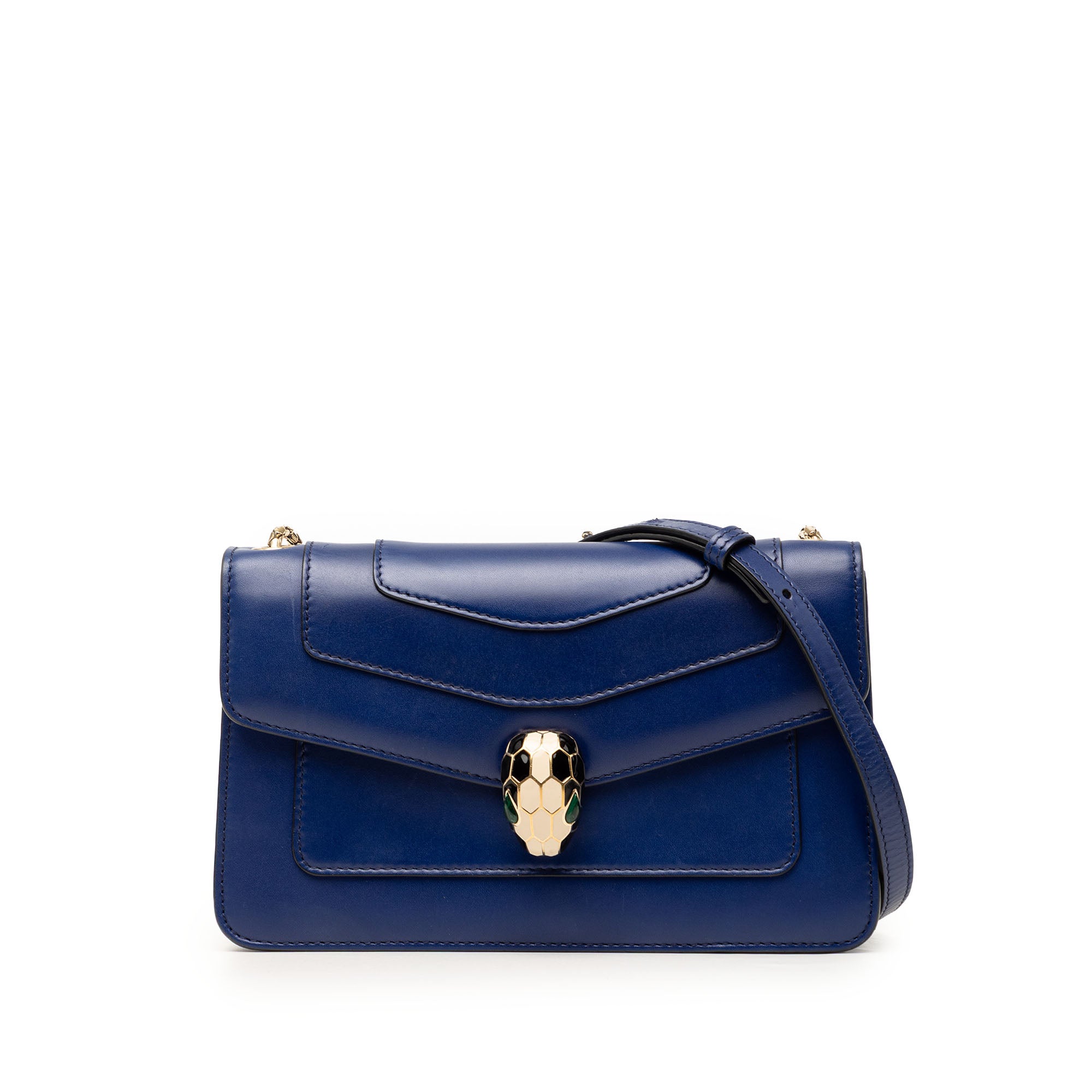 Small Leather Serpenti Forever Chain Crossbody - Image 1