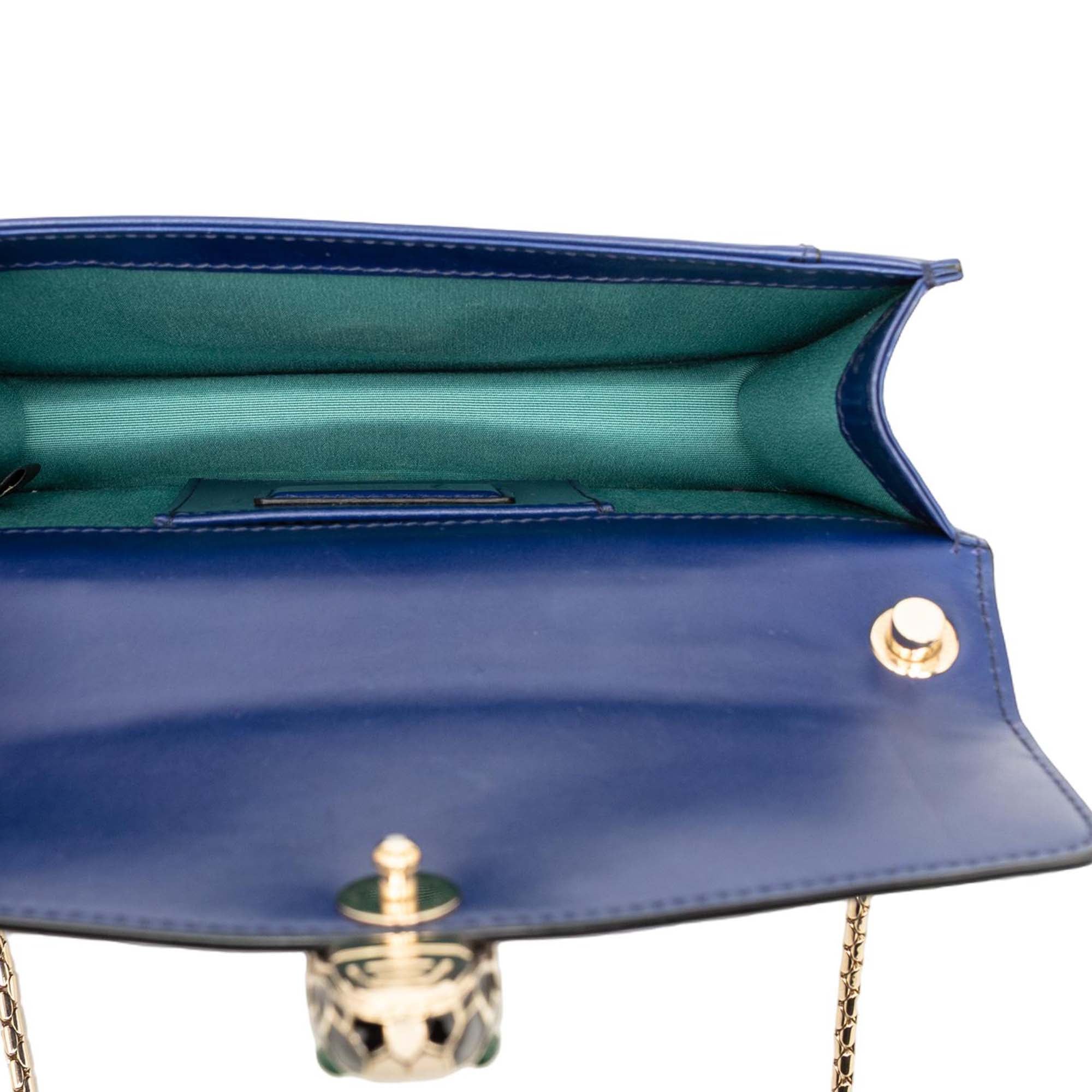 Small Leather Serpenti Forever Chain Crossbody - Image 4