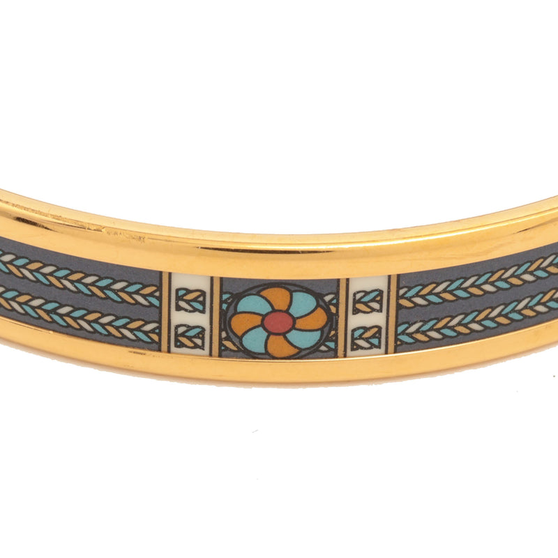 Narrow Printed Enamel Bangle 65 - Image 4