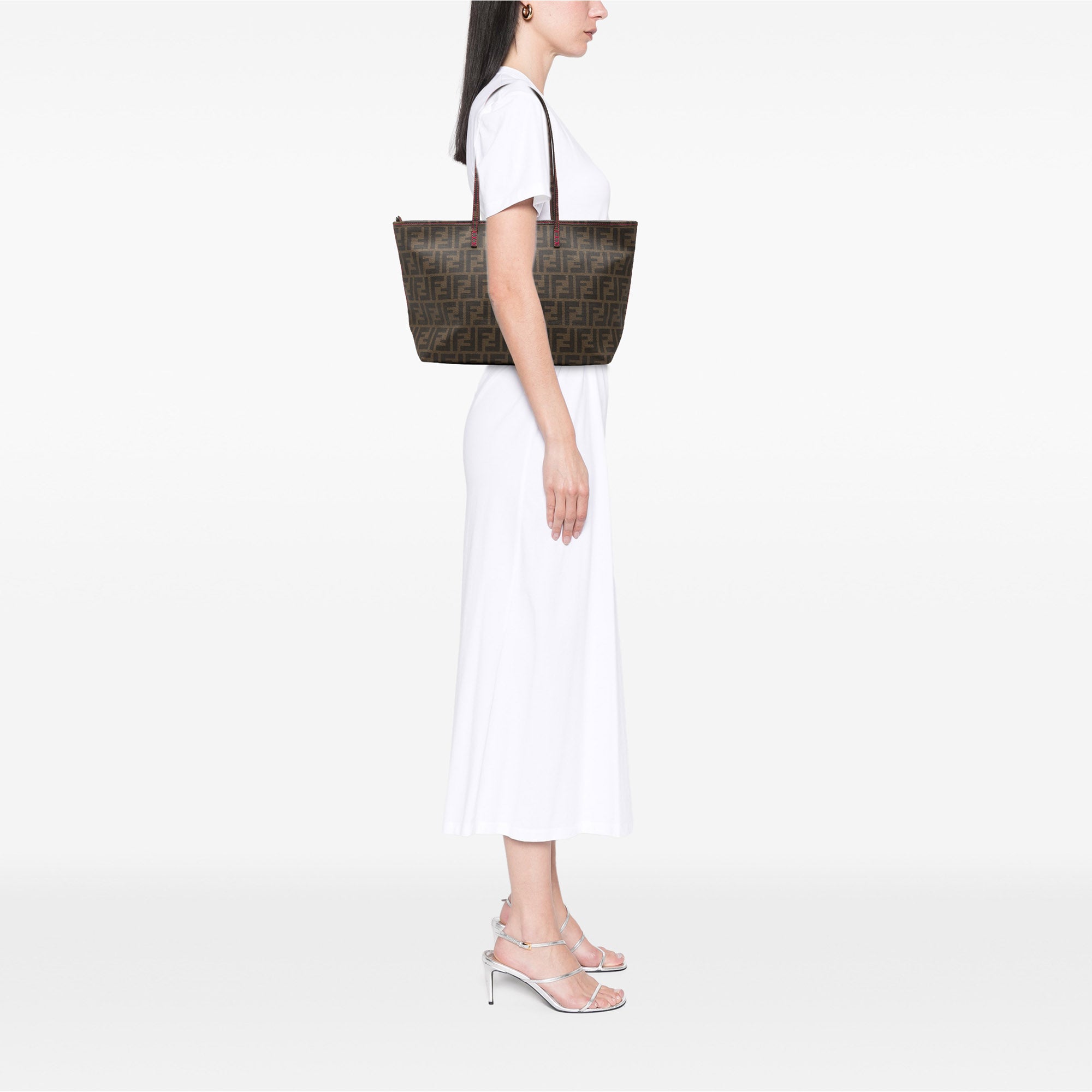 Small Zucca Spalmati Roll Tote - Image 7