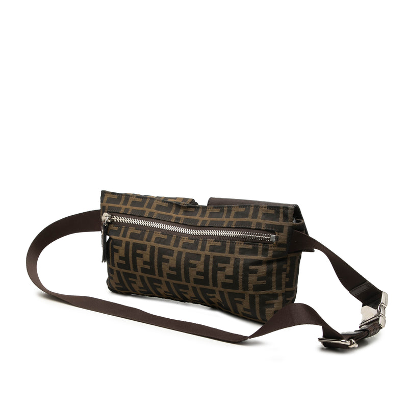 Zucca Canvas Double Pocket Belt Bag - Image 2