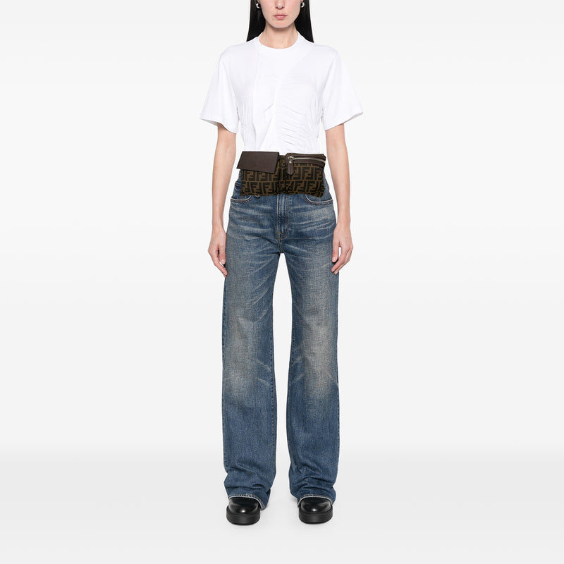 Zucca Canvas Double Pocket Belt Bag - Image 6