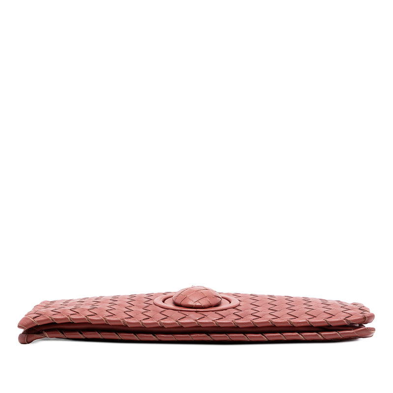 Nappa Intrecciato Turn Lock Clutch - Image 3