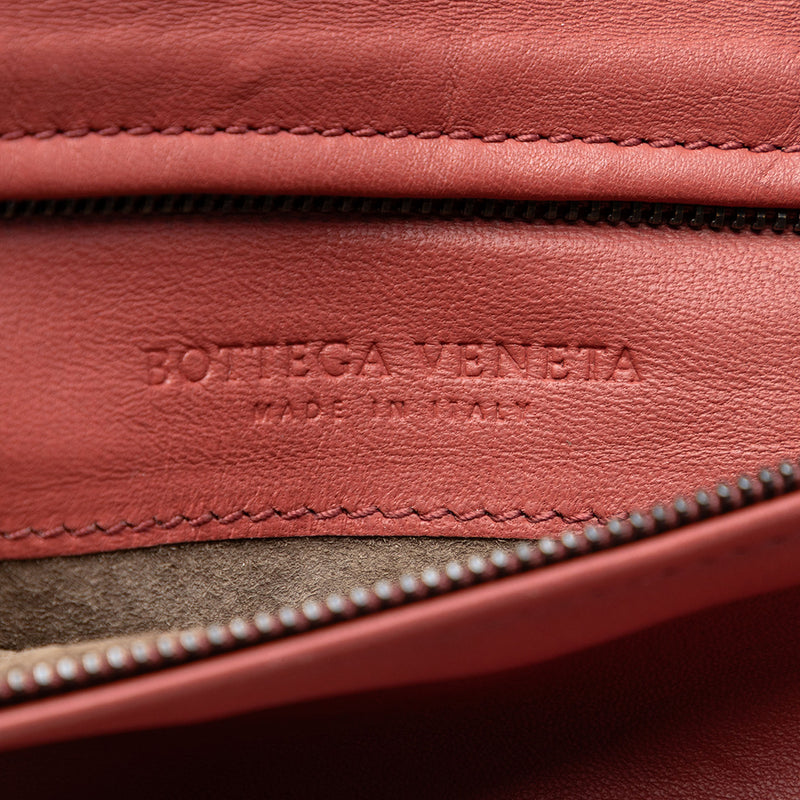 Nappa Intrecciato Turn Lock Clutch - Image 5