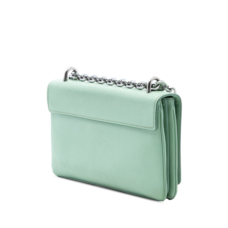 Saffiano Lux Chain Lock Flap - Image 2